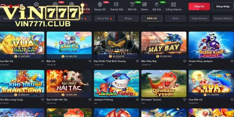 Bắn cá online nhiều chủ đề hay